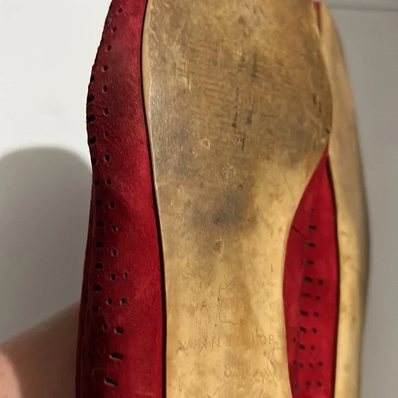 Ann Taylor Suede Flats Size 8.5 - Picture 6 of 6